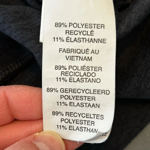 Vuori Classic Zip-Up Hoodie in Navy Blue Heather Size Large - Picture 4 of 7